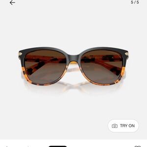 Coach Black and Tortoise Sunglasses